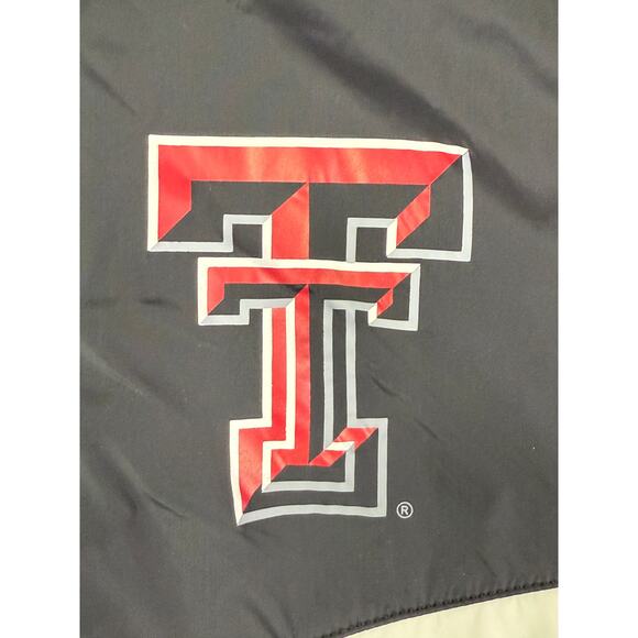 Texas Tech Red Raiders E5 1/4 Zip Fleece Pullover Jacket Red Black Men LargeNCAA - Picture 4 of 8